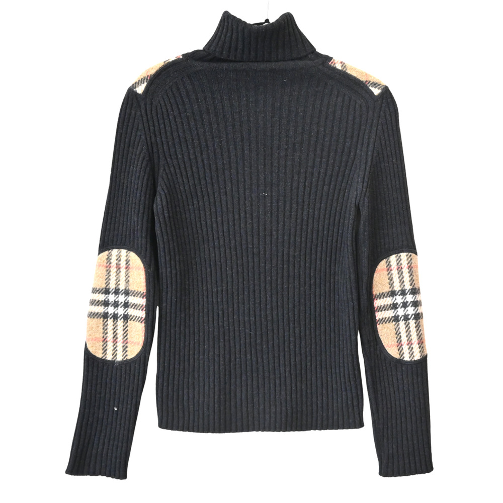 Burberry London Gray Turtleneck Knit Sweater Size Small - Picture 2 of 8